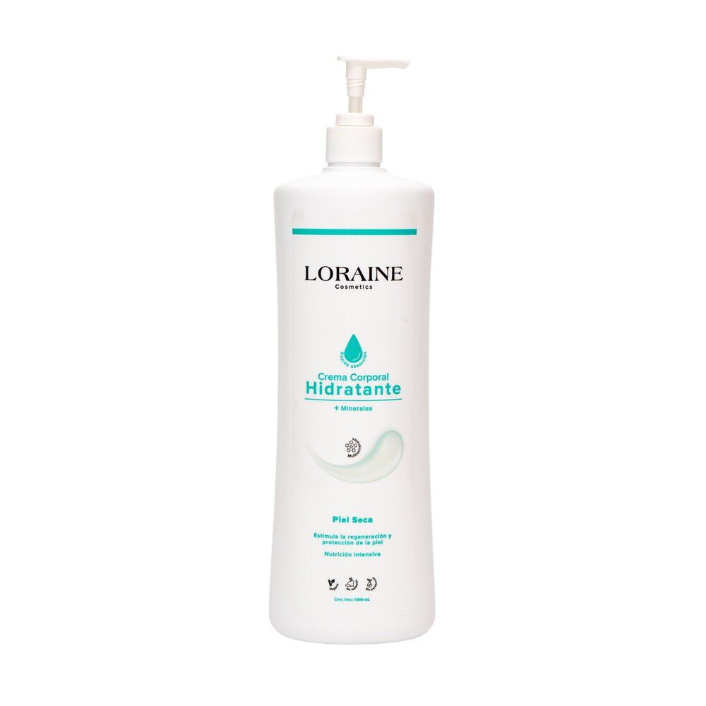 Crema-Corporal-Loraine-Cosmetics-Hidratante-+-Minerales-Frasco-por-1000Ml-imagen
